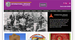 Desktop Screenshot of international-brigades.org.uk